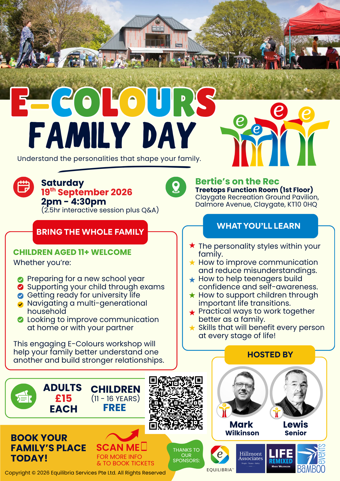 E-Colours Family Day Poster png file